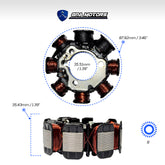 Estator Para Honda Recon 250 Trx250 Tm/te 2005 - 2021 Trx